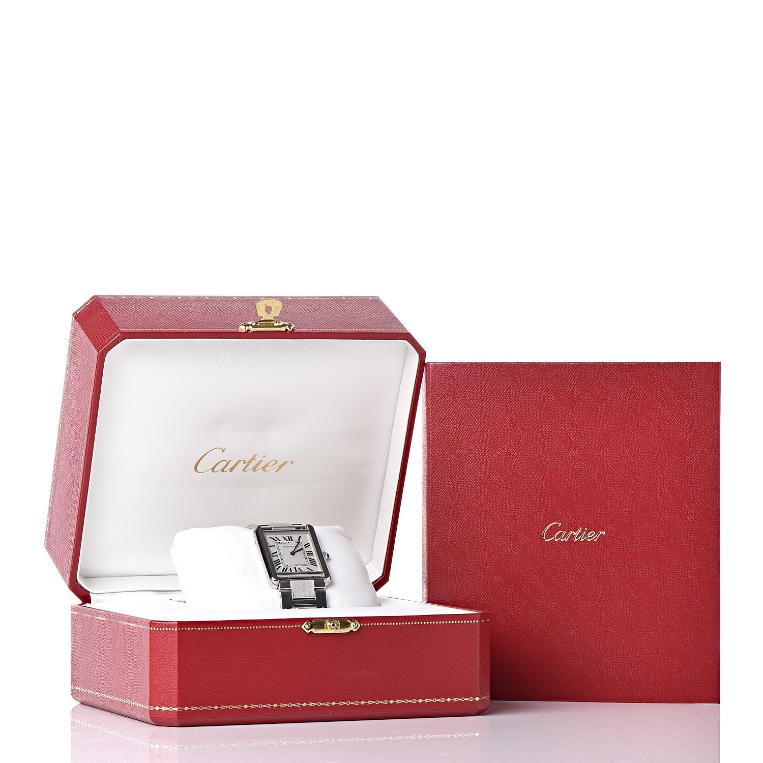 Cartier Stainless Steel 27mm Tank Solo Quartz Watch 9 of 9