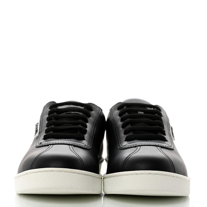 Chanel Calfskin Mens CC Sneakers 43 Black 2 of 9