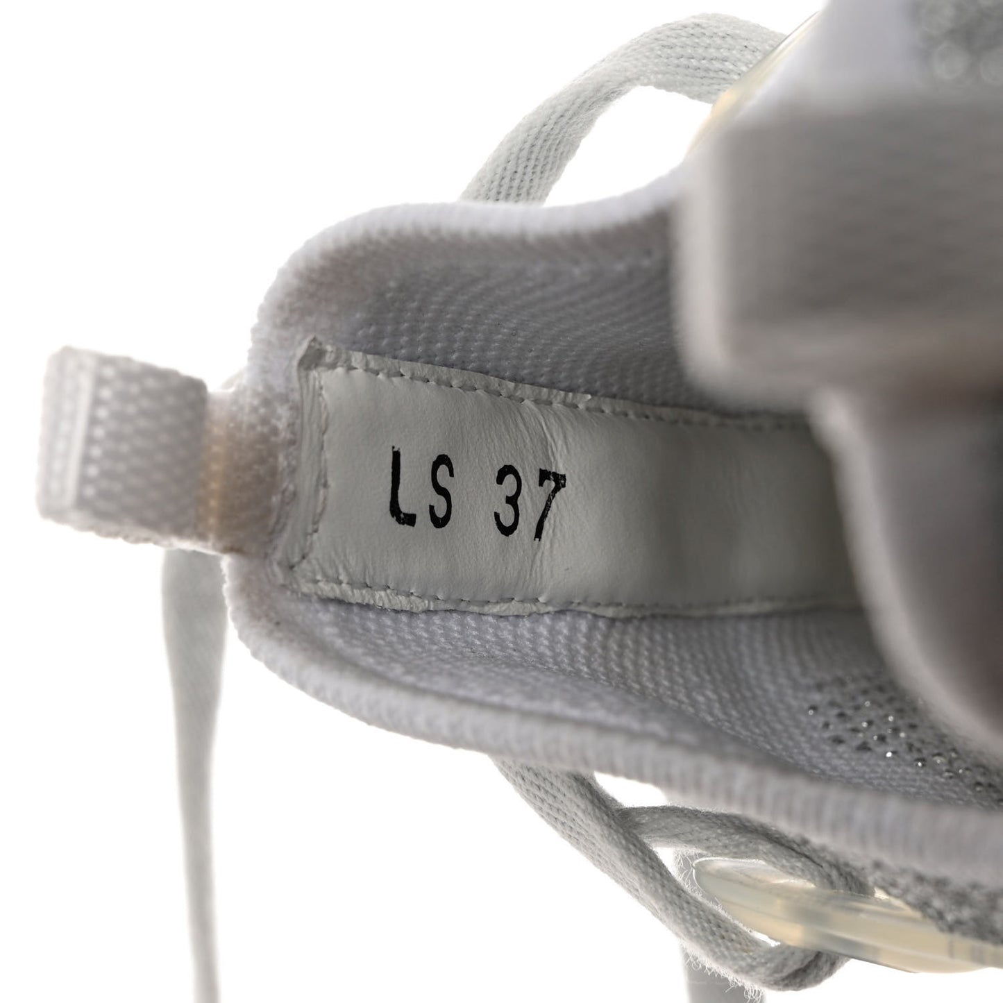 Laminated Knit D-Connect Sneakers 37 Silver
