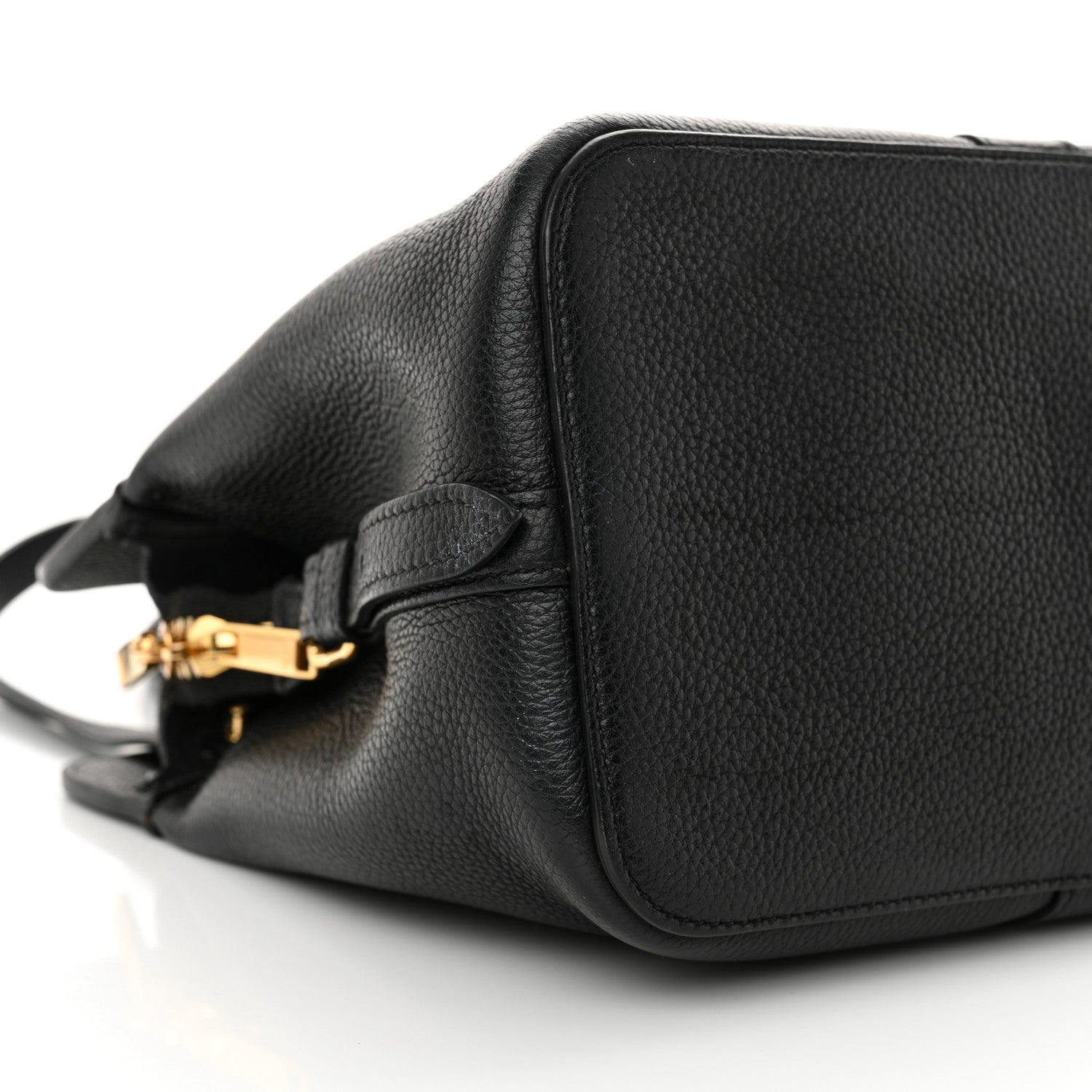 Celine Grained Calfskin Small Cabas De France Black 8 of 15