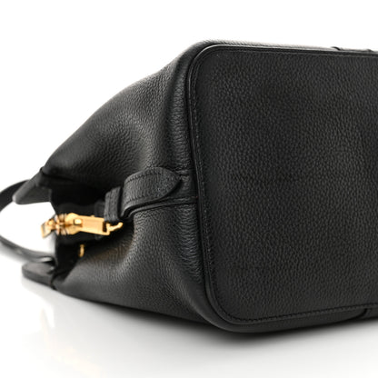 Celine Grained Calfskin Small Cabas De France Black 8 of 15