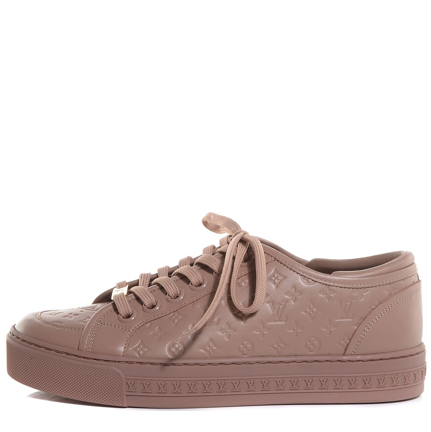 Louis Vuitton Calfskin Embossed Monogram Jazzy Sneakers 36.5 1 of 8