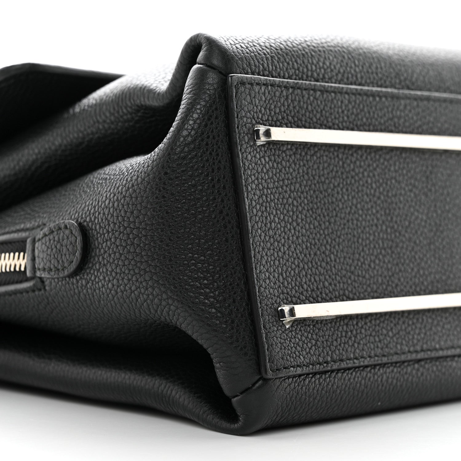 Balenciaga Grained Calfskin Le Dix Small Soft Cartable Black 9 of 10