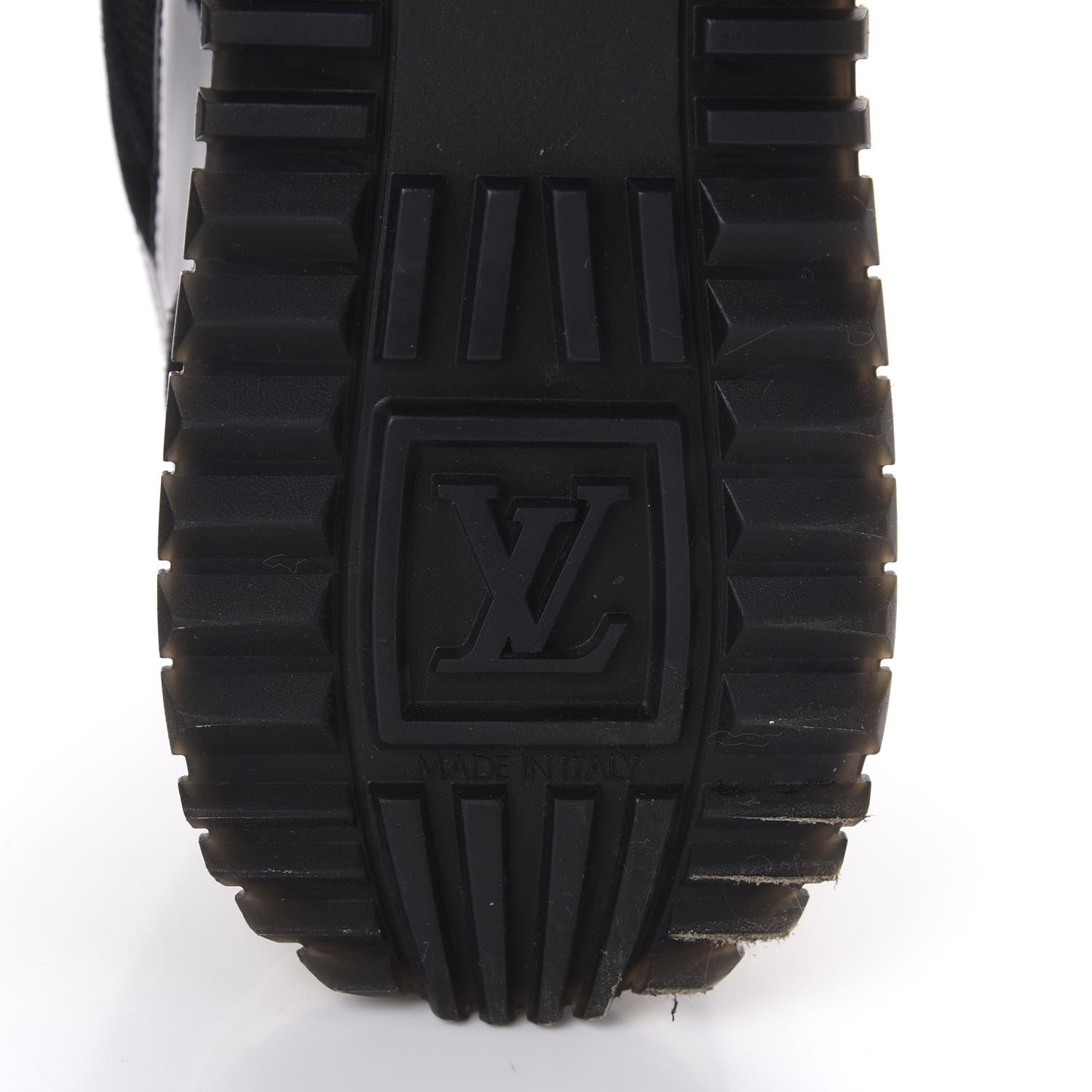 Louis Vuitton Suede Monogram Run Away Sneakers 39 Black 7 of 10
