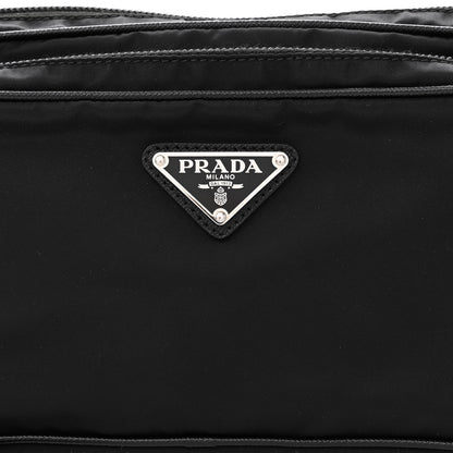 Prada Tessuto Nylon Saffiano Belt Bag Black 10 of 12