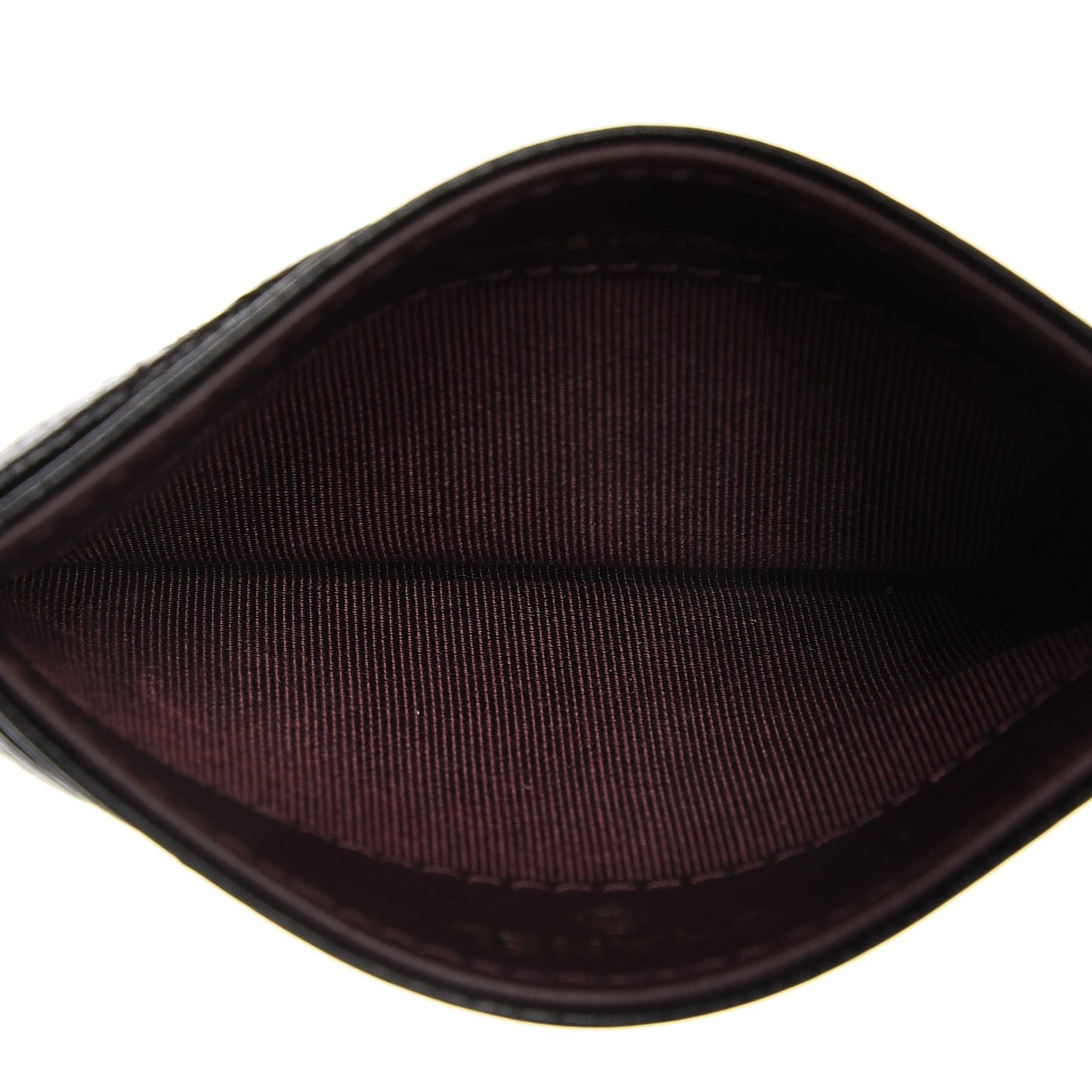 Caviar Quilted Card Holder Black