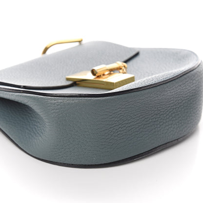 Chloe Grained Lambskin Mini Drew Shoulder Bag Cloudy Blue 7 of 8