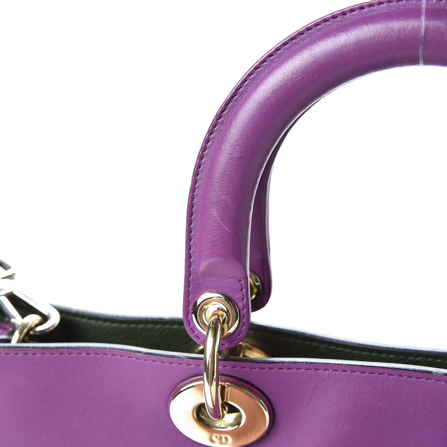 Smooth Calfskin Large Diorissimo Tote Purple