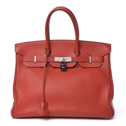 Hermes Togo Birkin 35 Brique 1 of 38