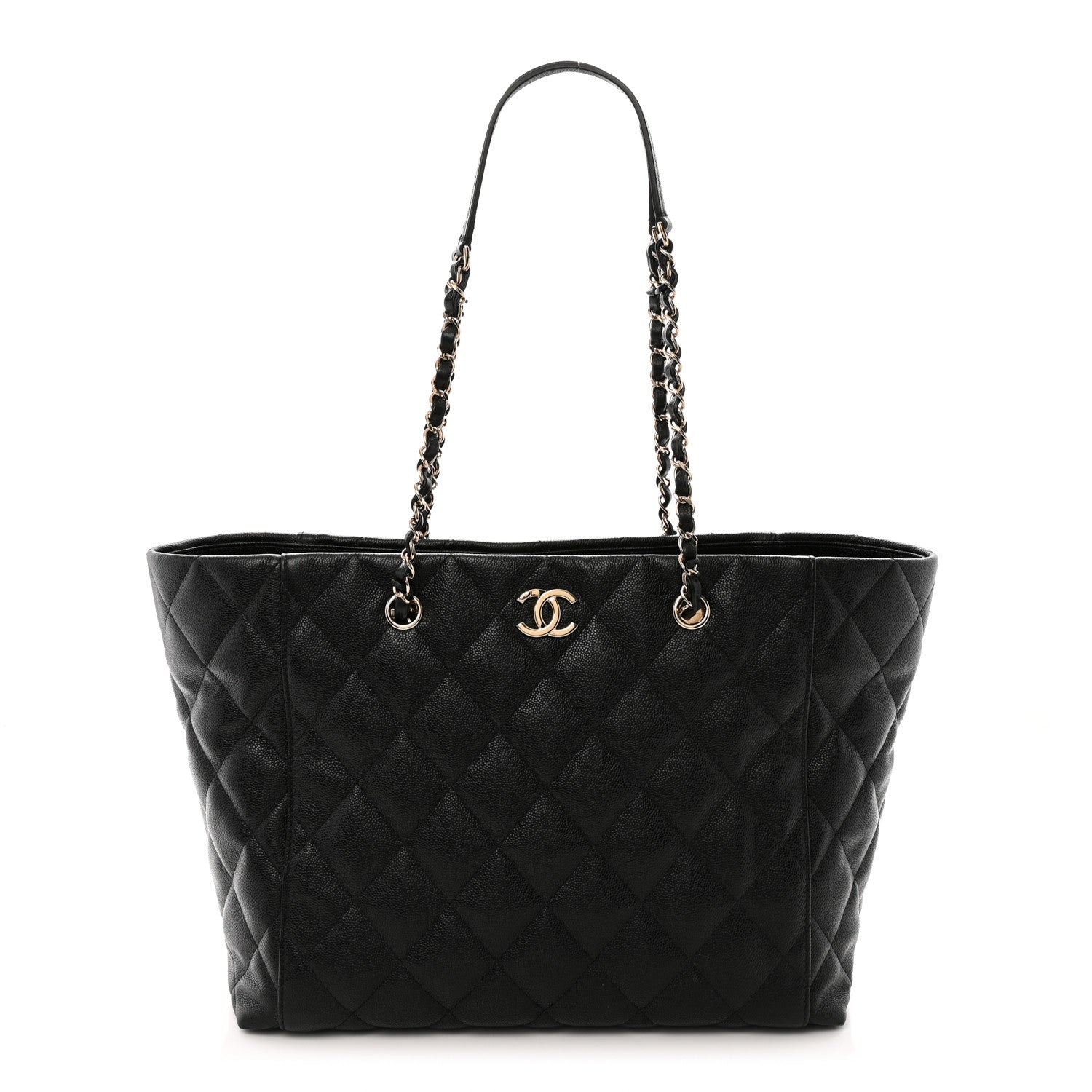 Chanel Caviar Quilted Large Shopping Tote Black 1 of 12