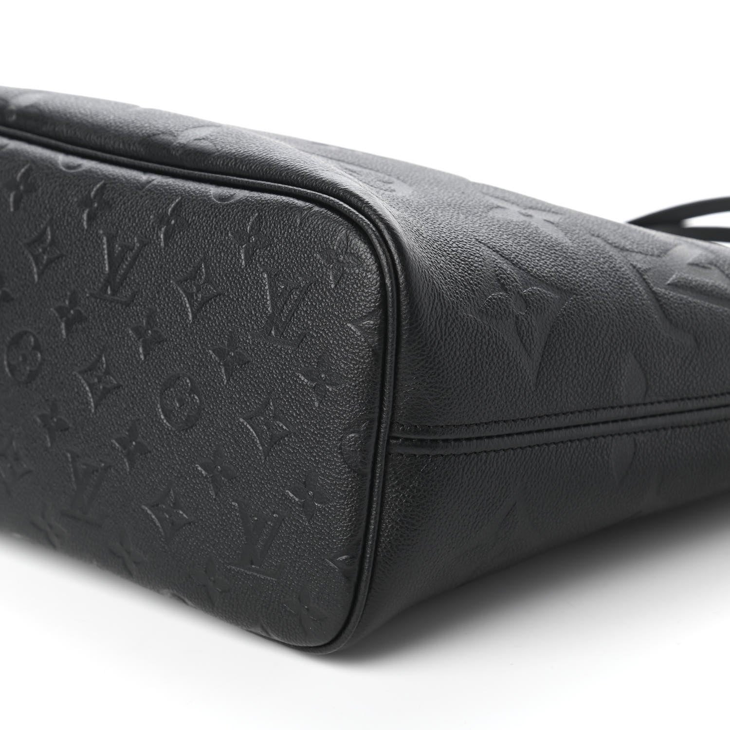 Louis Vuitton Empreinte Monogram Giant Neverfull MM Black 7 of 9