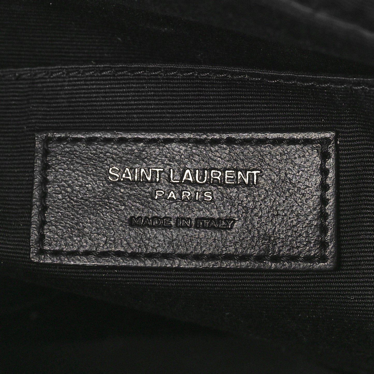 Calfskin Matelasse Monogram Monochrome Lou Camera Bag Black