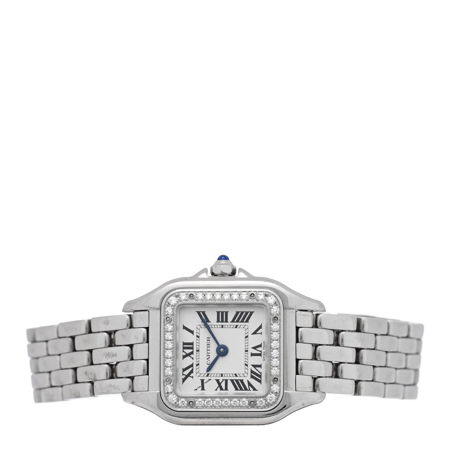 Stainless Steel Diamond 22mm Panthere Quartz Watch