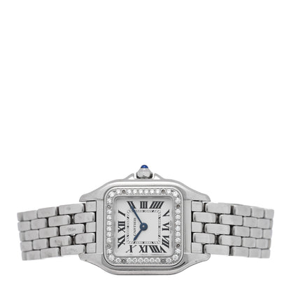 Cartier Stainless Steel Diamond 22mm Panthere Quartz Watch 2 of 5