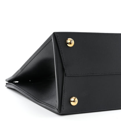 Valentino Garavani Printed Calfskin VLTN Tote Black 9 of 12