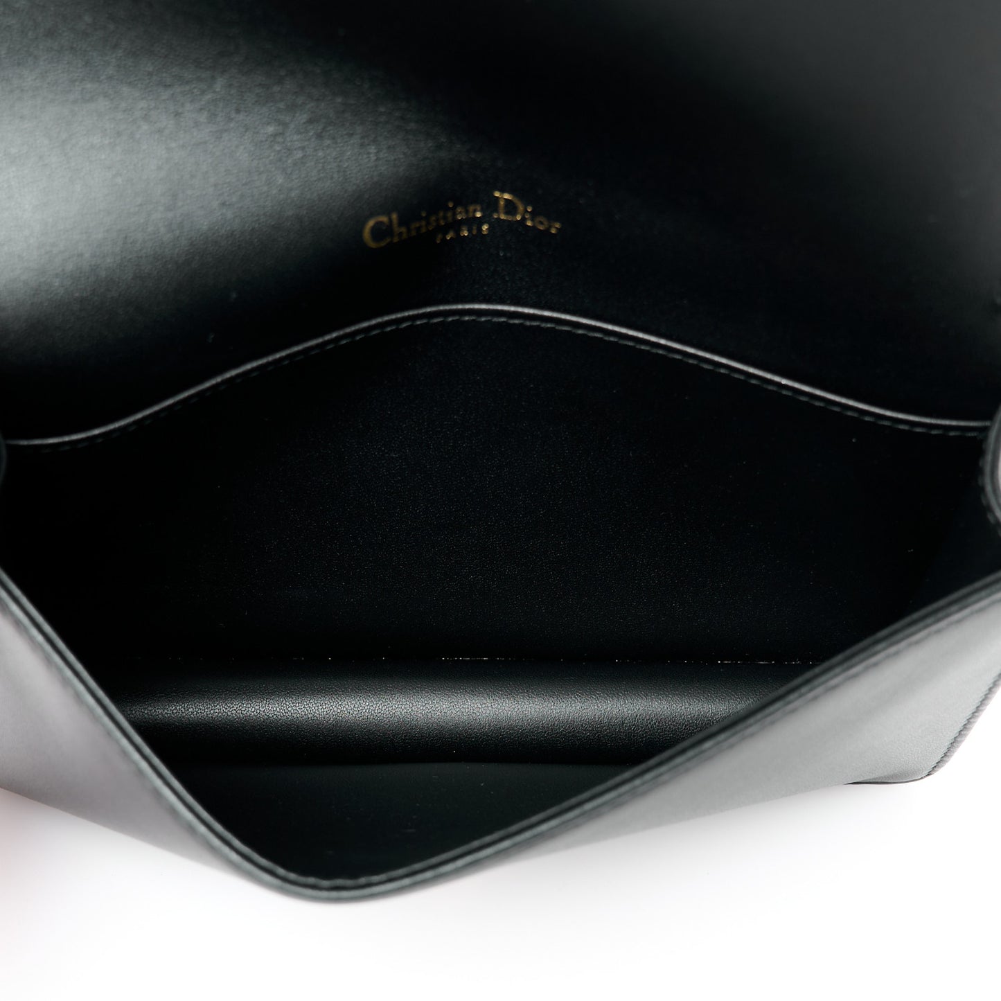 Lambskin Cannage Lady Dior Chain Wallet Black