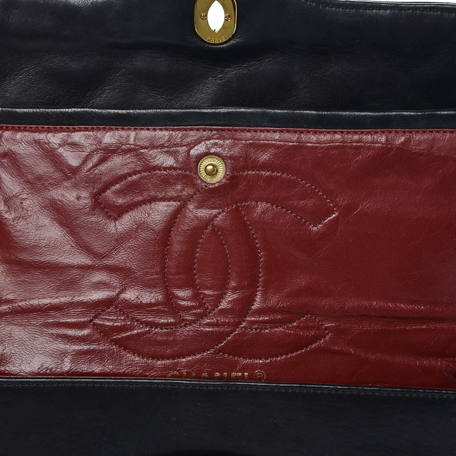 Chanel Lambskin Quilted Medium Double Flap Black 8 of 16