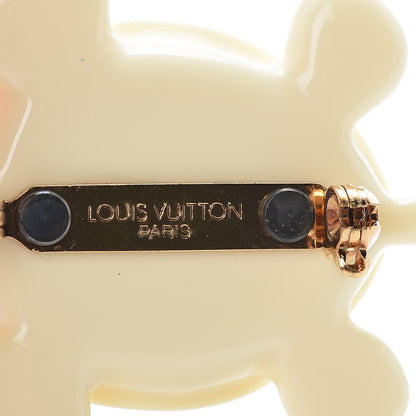 Louis Vuitton Resin Turtle Nonours Pin Brooch 4 of 4