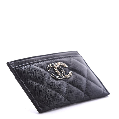 Chanel Caviar Quilted French New Wave Card Holder Black 4 of 8