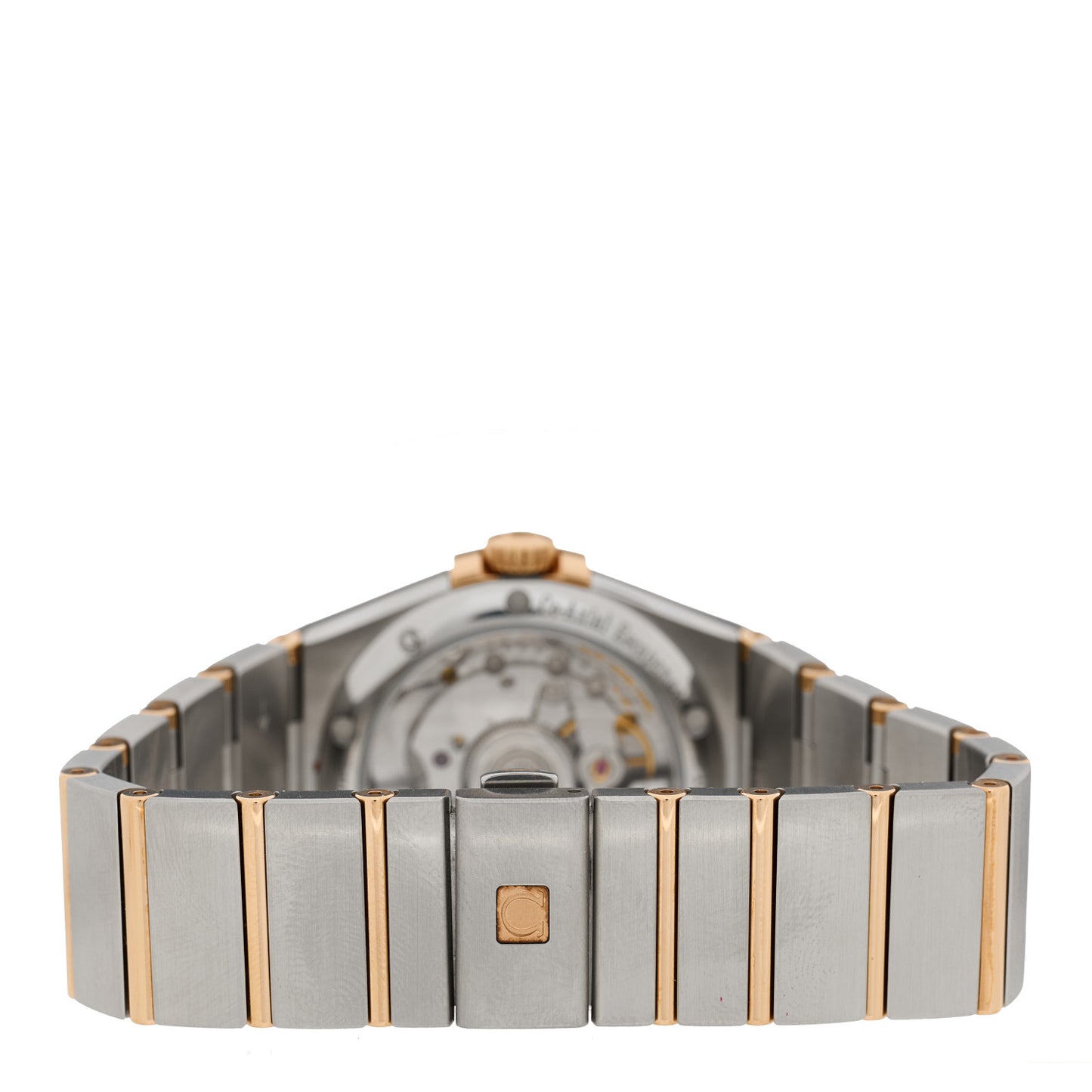 Stainless Steel 18K Red Gold Diamond 35mm Constellation Co-Axial Automatic Watch 123.20.35.20.52.001