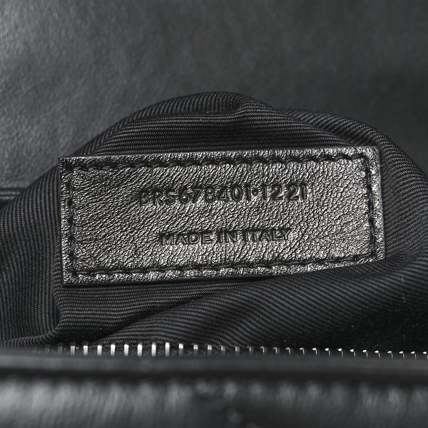 Saint Laurent Calfskin Y Quilted Monogram Monochrome Toy Loulou Crossbody Bag Black 7 of 10