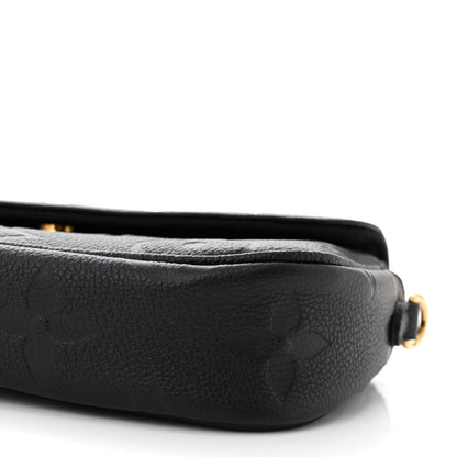 Louis Vuitton Empreinte Monogram Giant Ivy Wallet On Chain Black 9 of 10