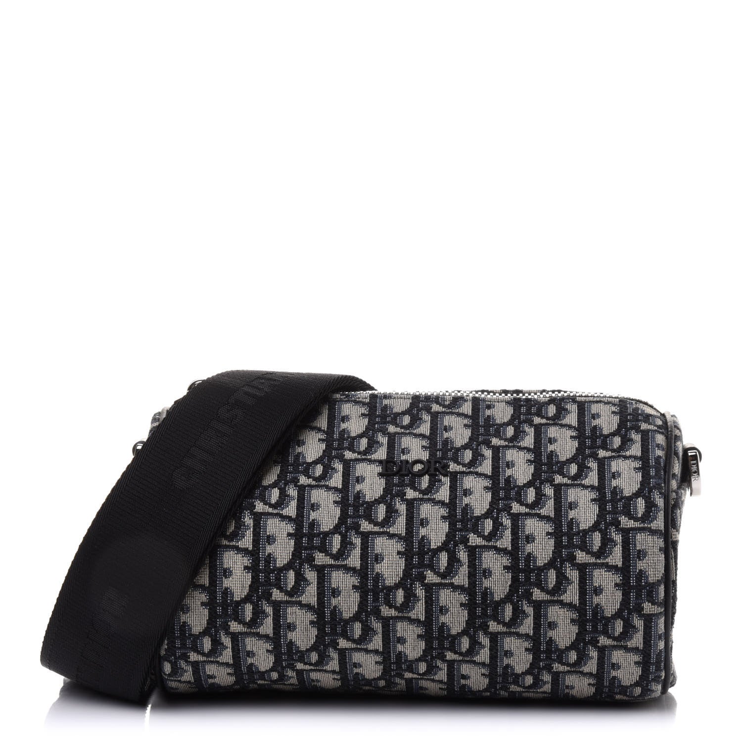 Christian Dior Oblique Roller Messenger Bag Blue 1 of 12
