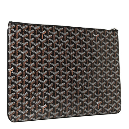Goyard Goyardine Senat Pochette GM Black 3 of 7