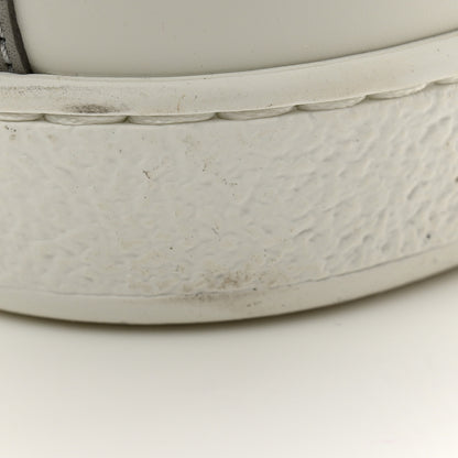 Gucci Calfskin Interlocking G Perforated Womens Ace Sneakers 36.5 White Grey Sky 9 of 10