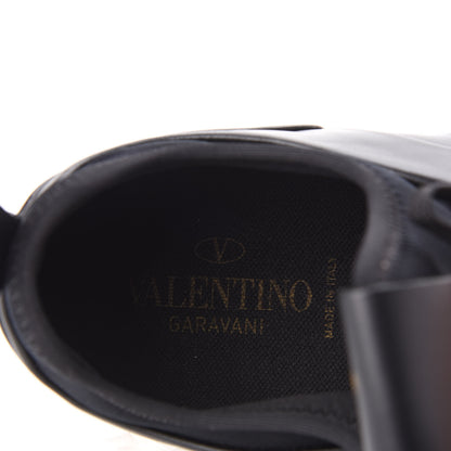 Valentino Garavani Nylon Rubber Calfskin Mens Soul AM Sneakers 39 Black 6 of 8