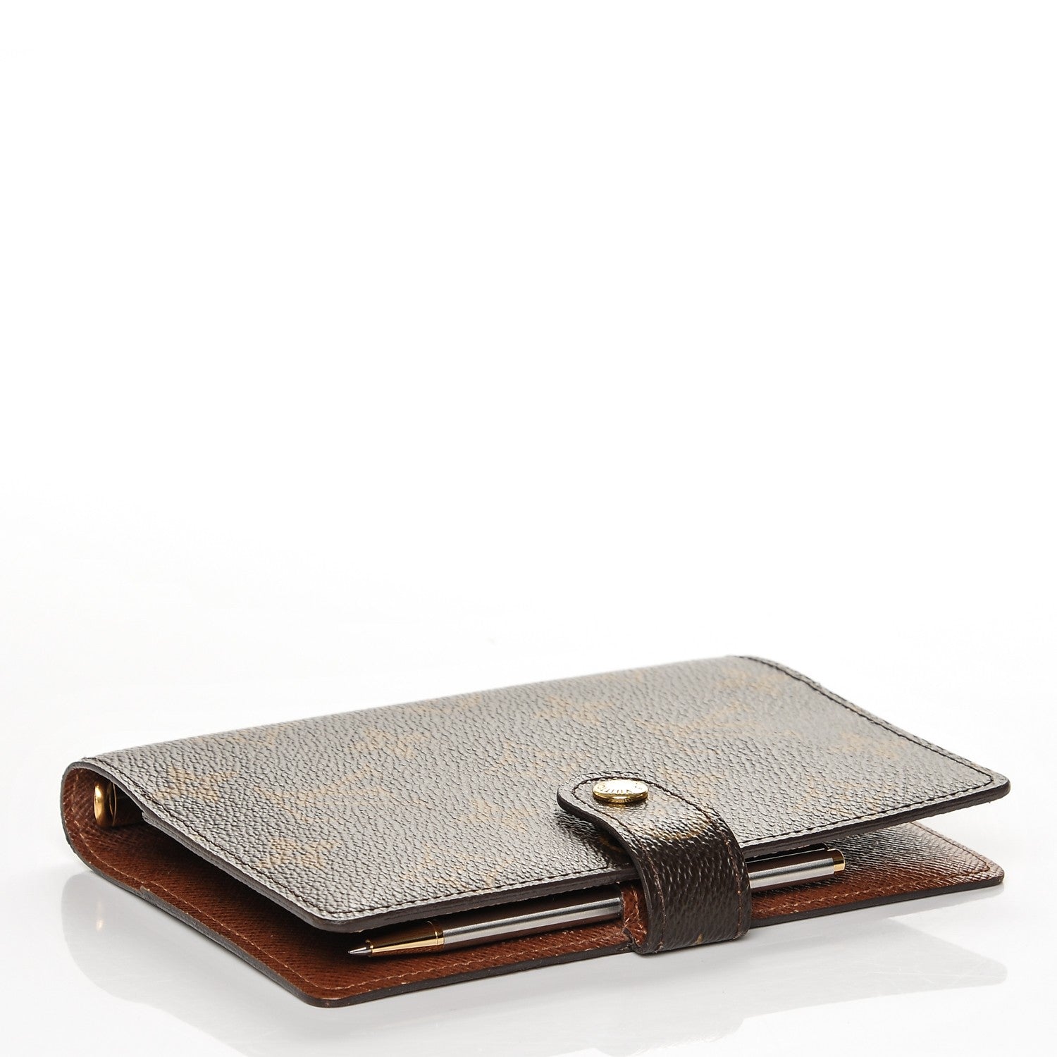 Louis Vuitton Monogram Small Ring Agenda Cover w Pen 4 of 6