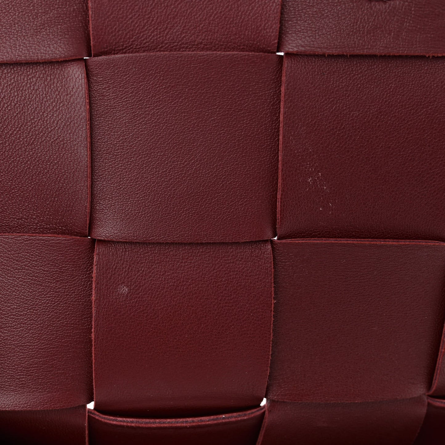 Lambskin Maxi Intrecciato Cassette Crossbody Bag Bordeaux