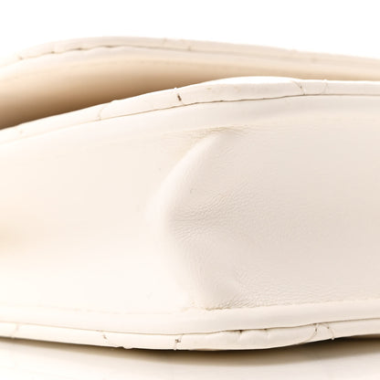 Chanel Lambskin Quilted Pillow Crush Flap Phone Holder With Chain White 10 of 13