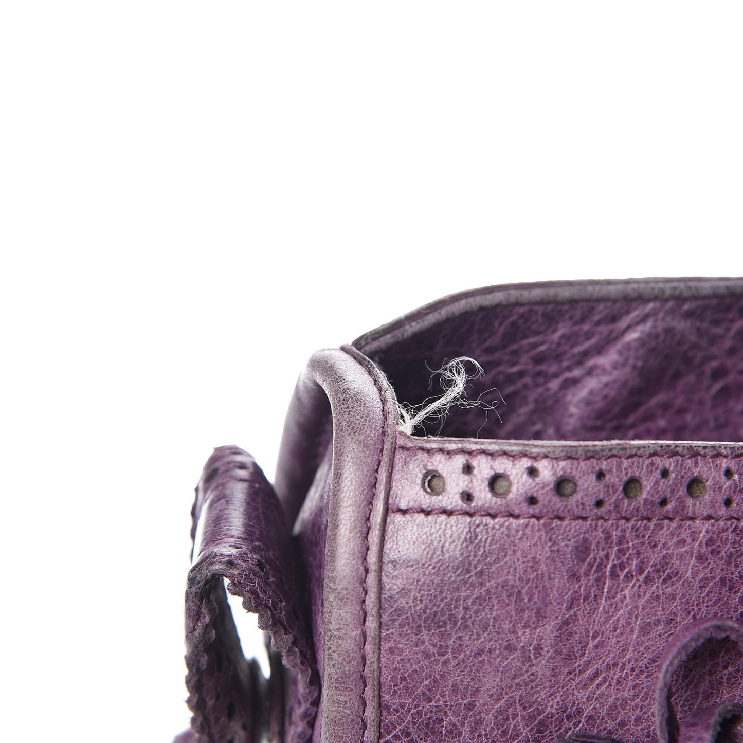Agneau Giant Brogues Hardware City Raisin