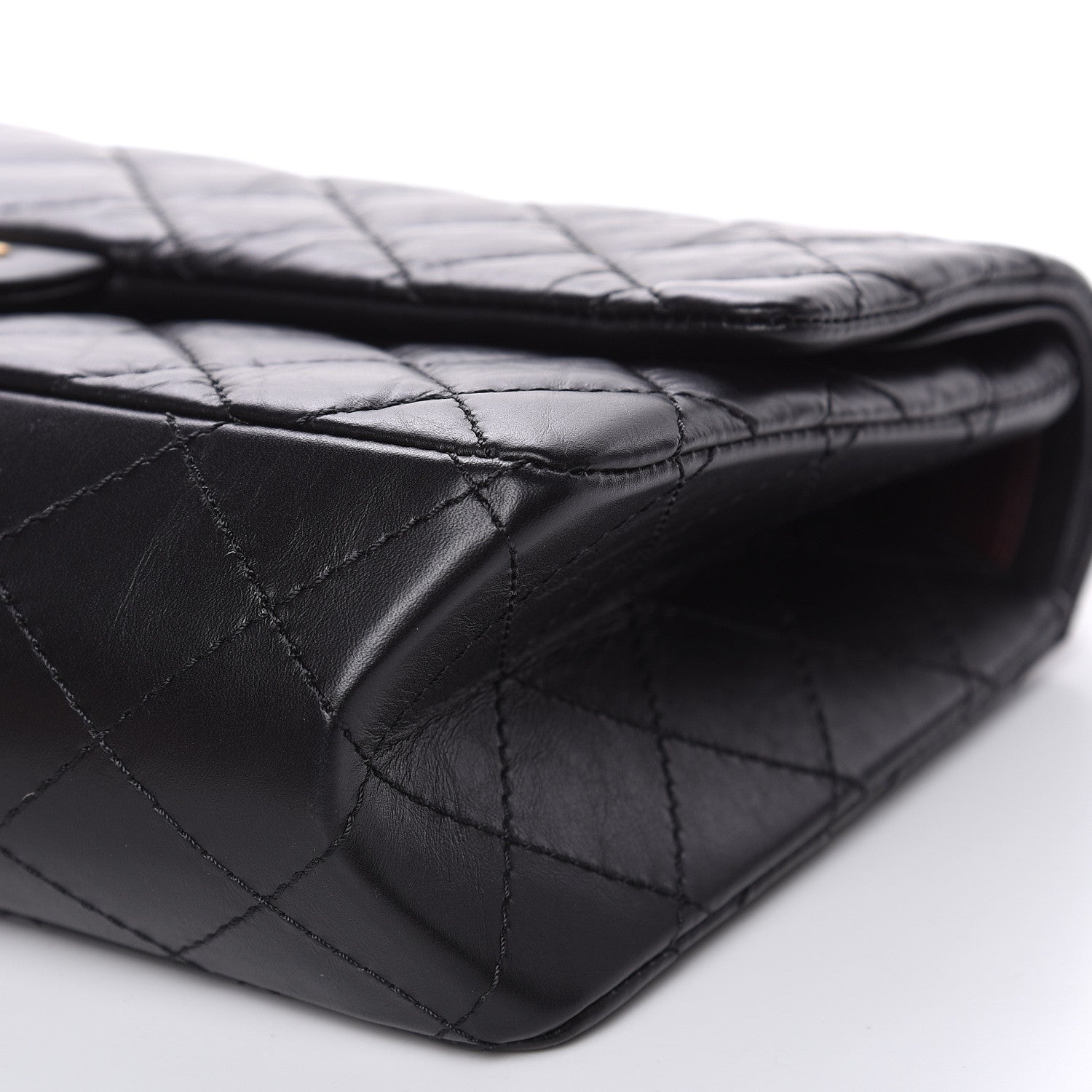 Chanel Aged Calfskin Quilted 2.55 Reissue 226 Flap Black 9 of 11