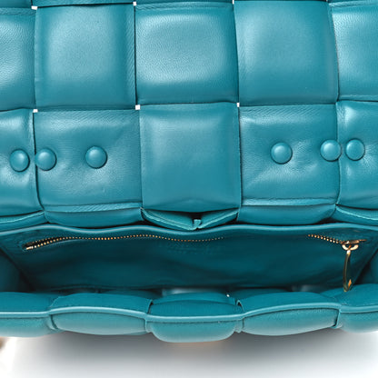 Bottega Veneta Lambskin Maxi Intreccio Padded Chain Cassette Crossbody Bag Mallard 4 of 4