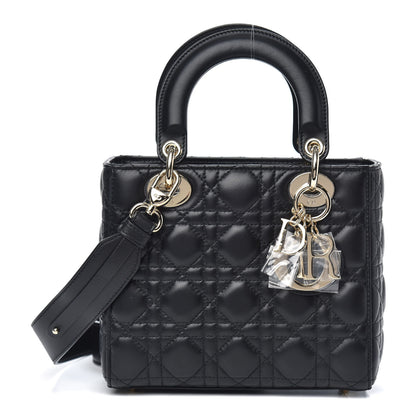 Christian Dior Lambskin Cannage Small My ABCDior Lady Dior Black 1 of 11