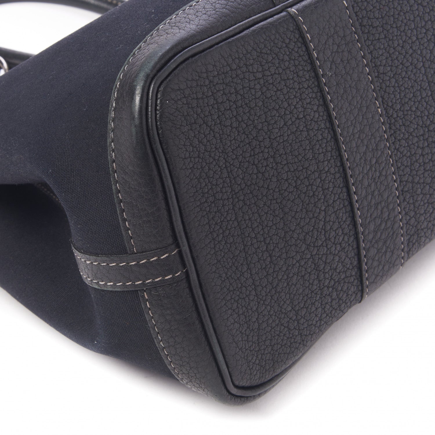 Hermes Toile Buffle Garden Party 30 TPM Black 6 of 8