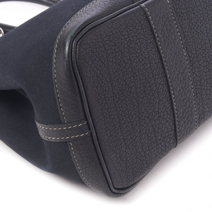 Hermes Toile Buffle Garden Party 30 TPM Black 6 of 8