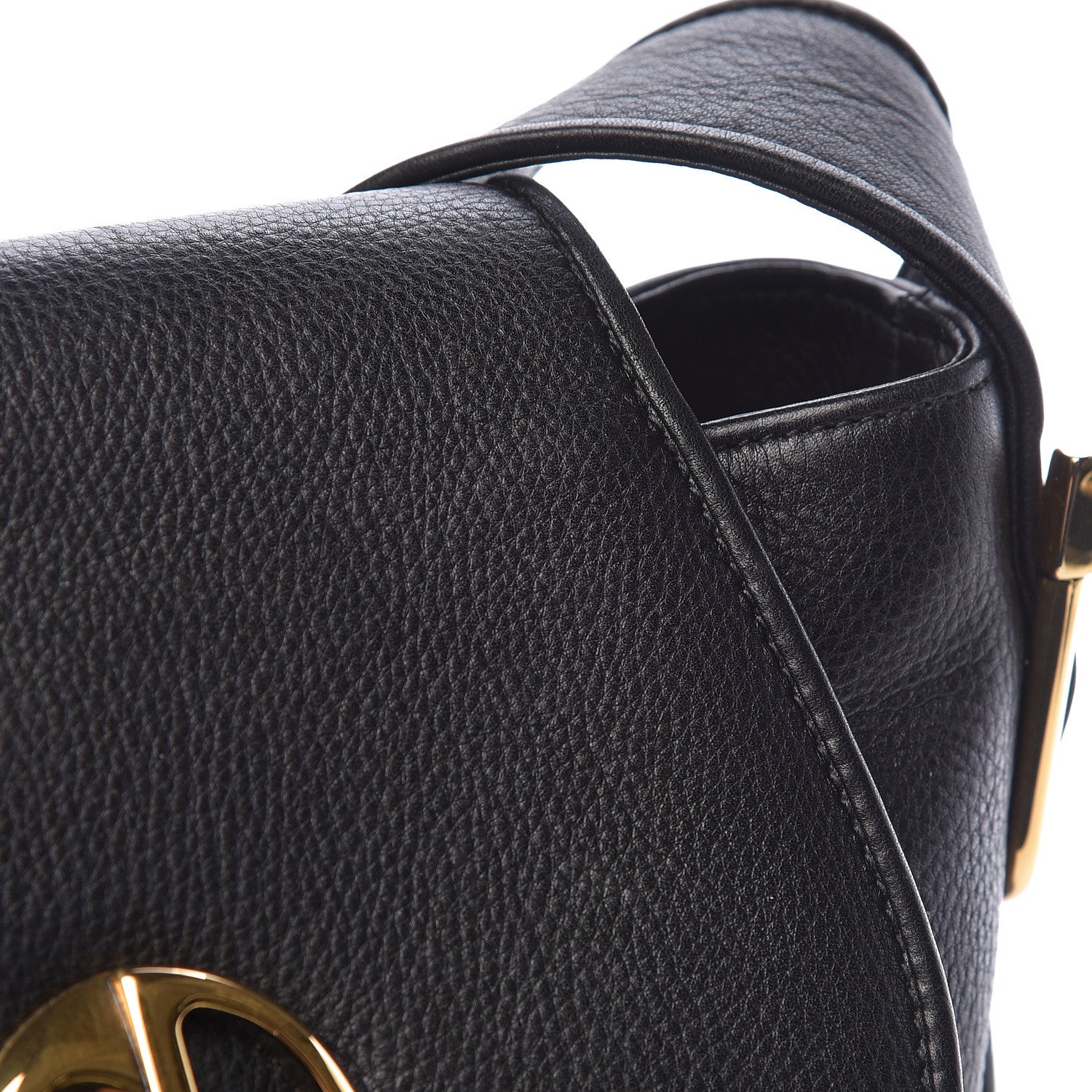 Gucci Cellarius Calfskin Medium 1973 Shoulder Bag Black 14 of 15