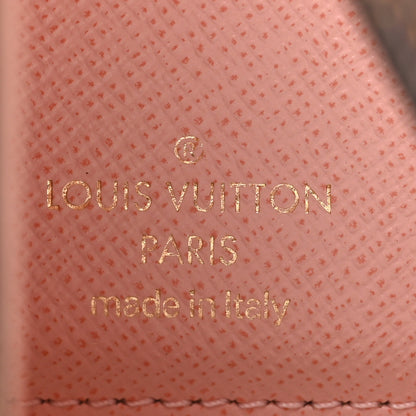 Louis Vuitton Damier Ebene Victorine Wallet Rose Ballerine 6 of 6