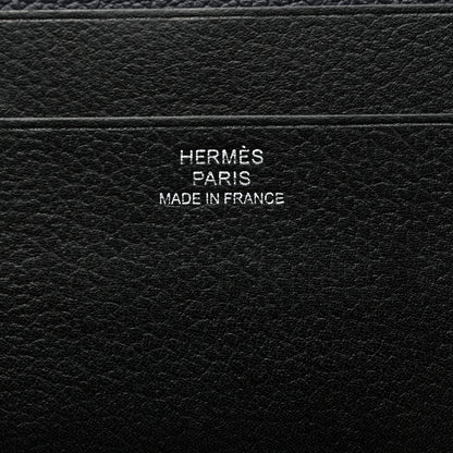 Hermes Evercolor Colorblock City 4CC Card Holder Bleu Nuit Rouge Sellier Black 5 of 8