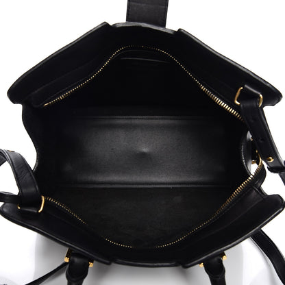 Saint Laurent Calfskin Monogram Baby Downtown Cabas Black 6 of 17