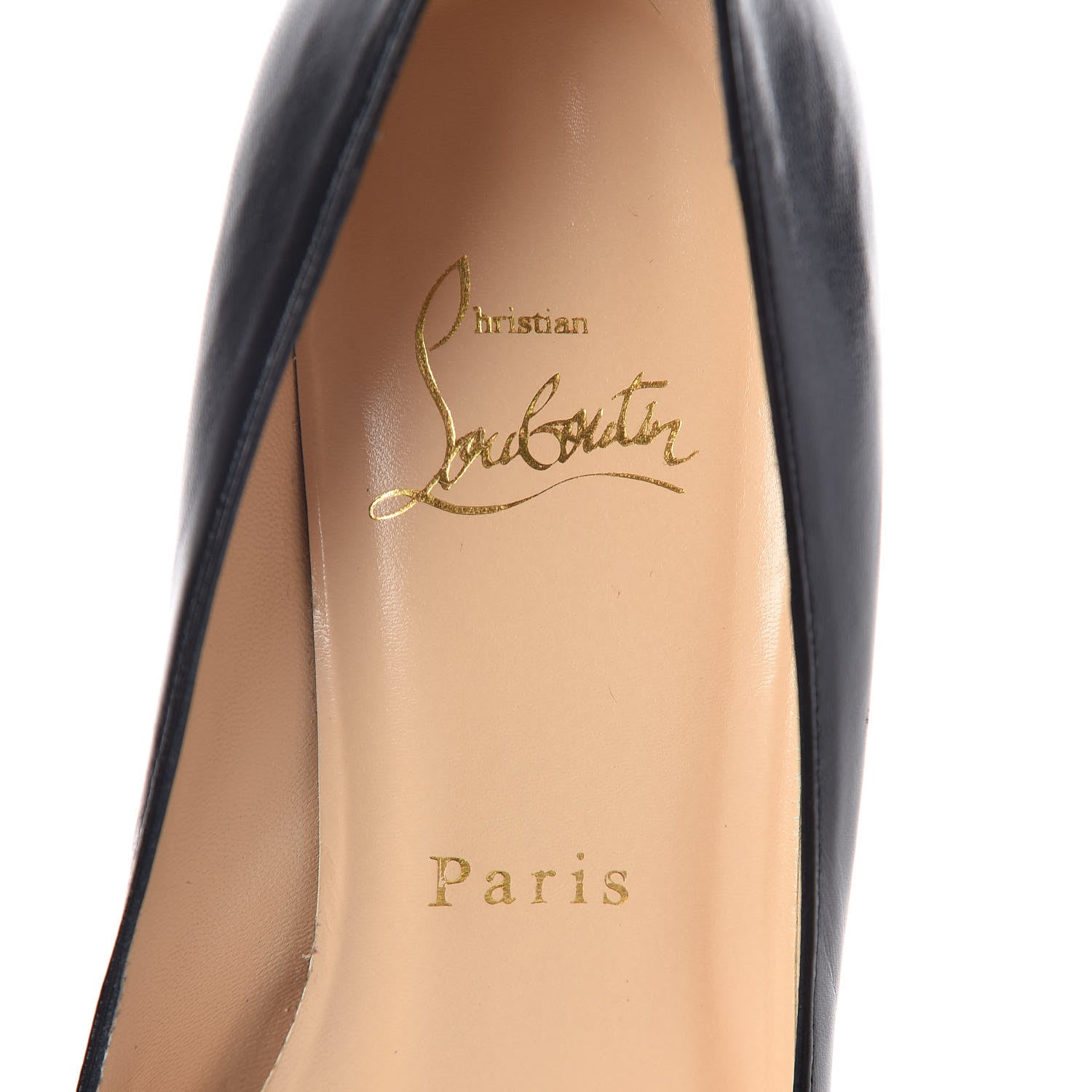 Christian Louboutin Kid Patent Geo 45 Pumps 37.5 Black 9 of 9