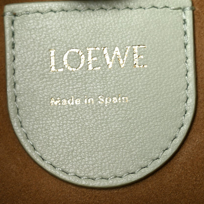 Loewe Mellow Nappa Donut Chain Mini Flamenco Knot Clutch Spring Jade 6 of 10