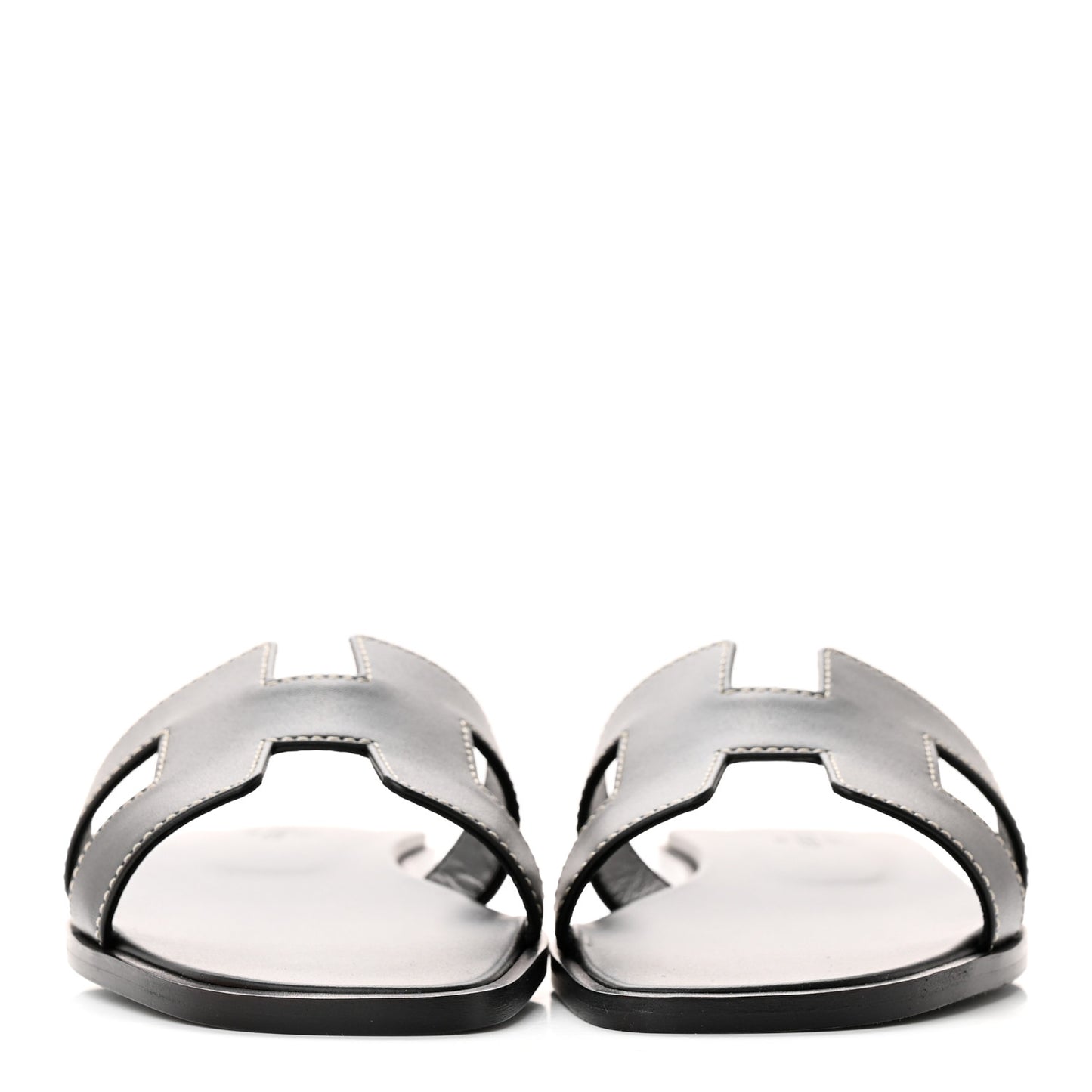 Box Calfskin Oran Sandals 35.5 Black