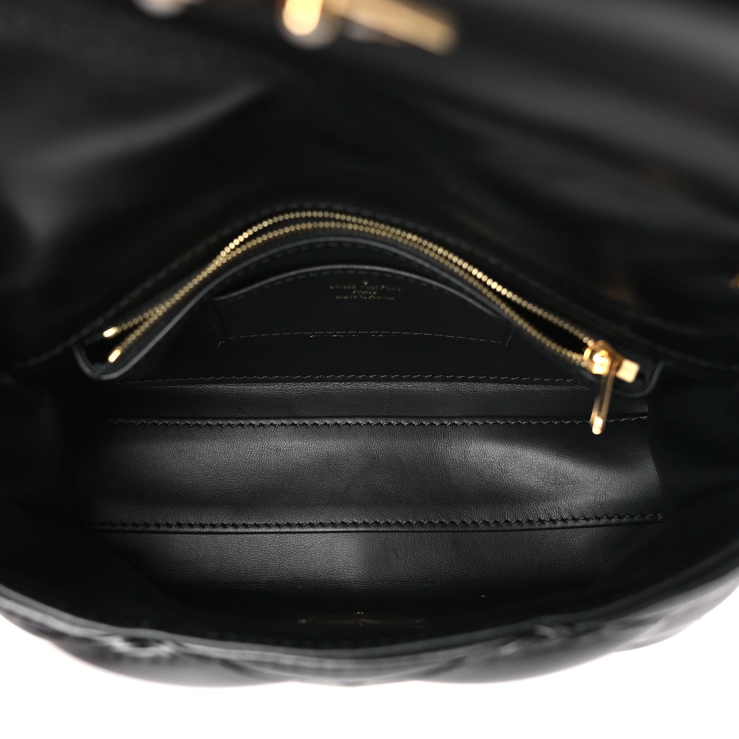 Lambskin Malletage Top Handle GO-14 MM Black