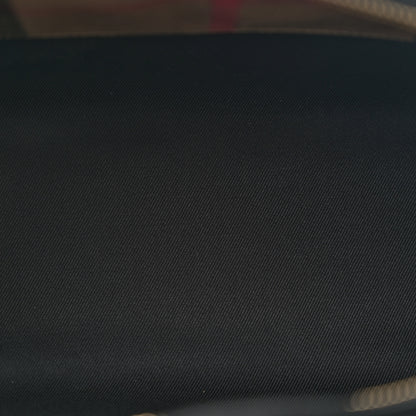 Burberry Calfskin Mega Check Small Banwell Tote Black 5 of 9