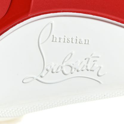Christian Louboutin Faux Shearling Embroidered Pool Donna Flat Slide Sandals 35 White 7 of 11