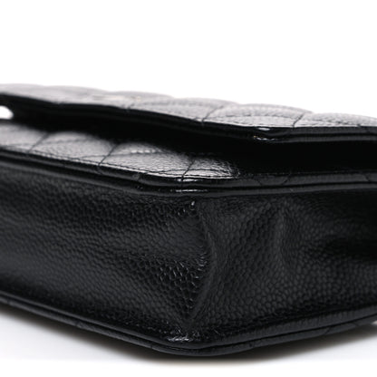 Chanel Caviar Quilted Wallet on Chain WOC Black 10 of 10